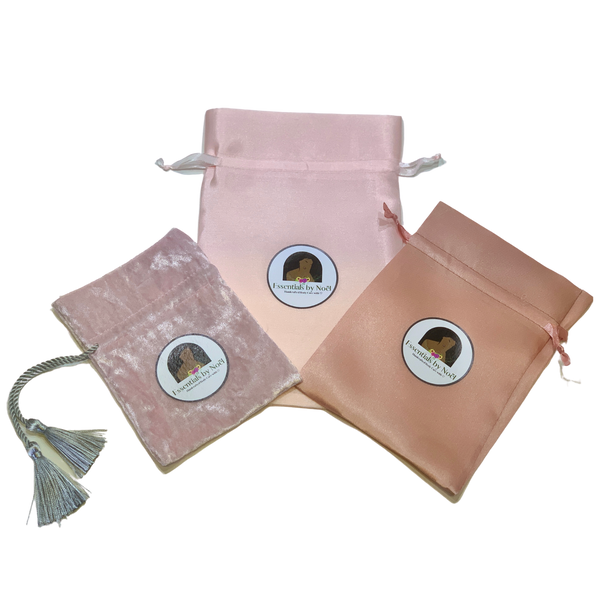 Luxury Satin Drawstring Bags