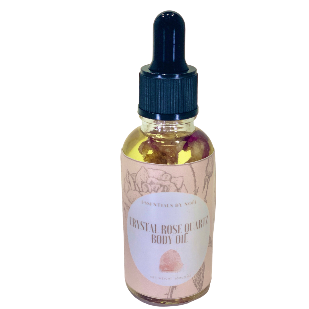 Crystal Rose Quartz Infused Body Oil