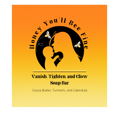 PRE ORDER: Vanish, Tighten, and Glow Bar- Cocoa Butter, Tumeric, and Calendula-Infused Soap Bar