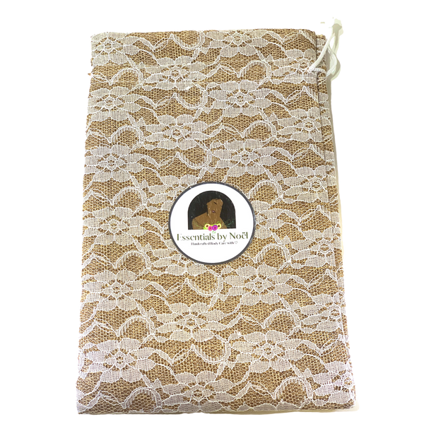 Burlap Drawstring Keepsake Bags