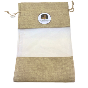 Burlap Drawstring Keepsake Bags