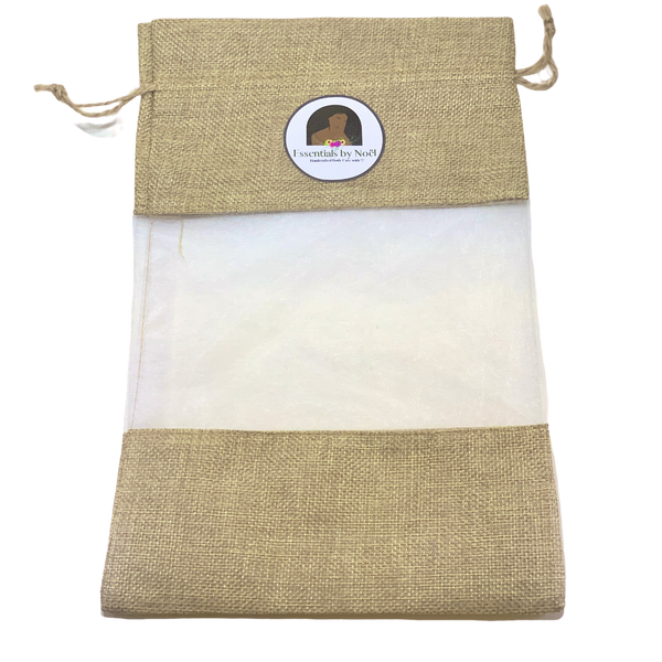 Burlap Drawstring Keepsake Bags