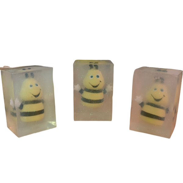 Honey you’ll Bee Fine, Finger Puppet Embedded Soap Bar