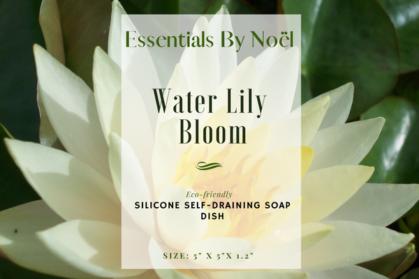 Water Lily Bloom Self-Draining Soap Dish