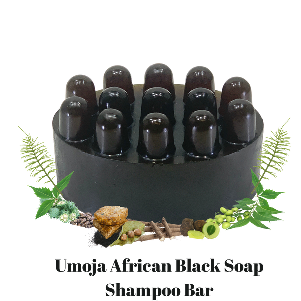 Umoja African Black Soap Shampoo Bar